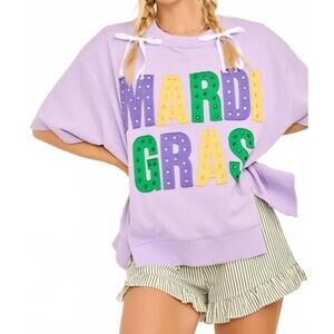 NEW MAIN STRIP krewe tee in lilac